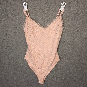 F21 floral body suit